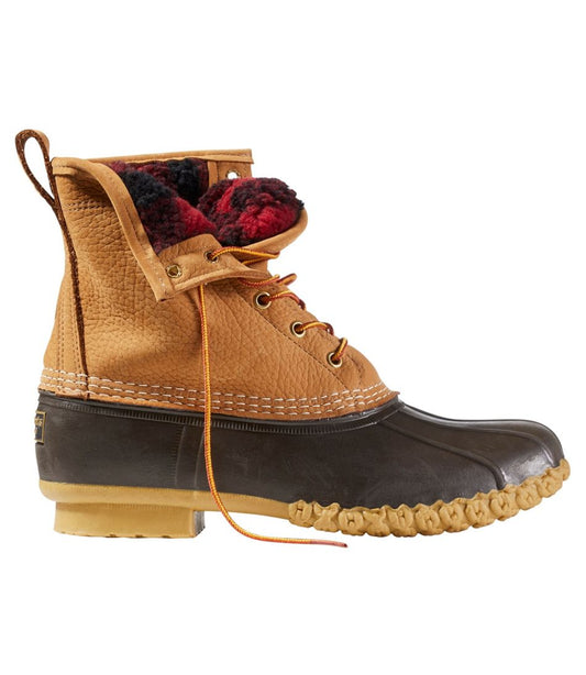 Men's Bean Boots, 8" Fleece-Lined Insulated / L.L.Bean