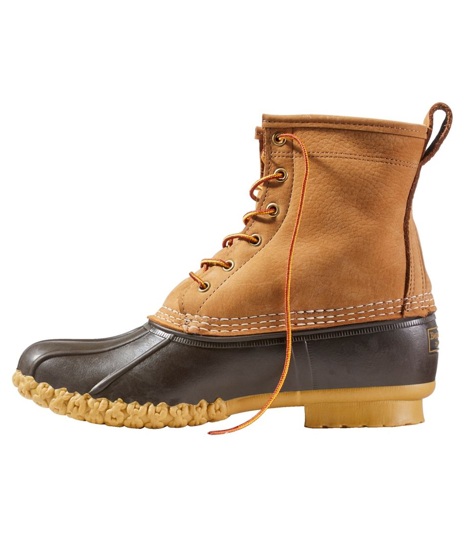 Men's Bean Boots, 8" Fleece-Lined Insulated / L.L.Bean