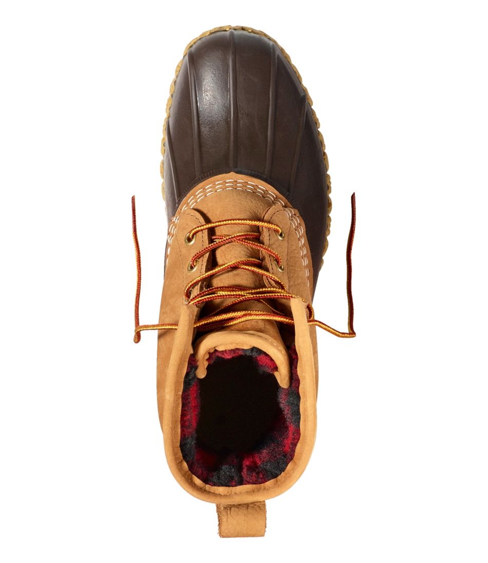 Men's Bean Boots, 8" Fleece-Lined Insulated / L.L.Bean