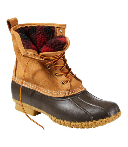 Men's Bean Boots, 8" Fleece-Lined Insulated / L.L.Bean