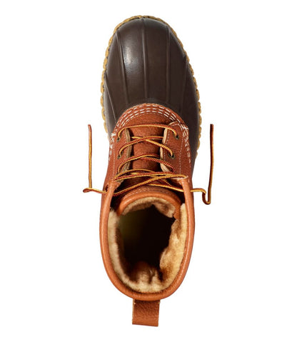 Men's Bean Boots, 8" Shearling-Lined Insulated / L.L.Bean