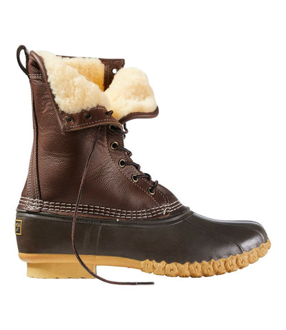Men's Bean Boots, 10" Shearling-Lined / L.L.Bean