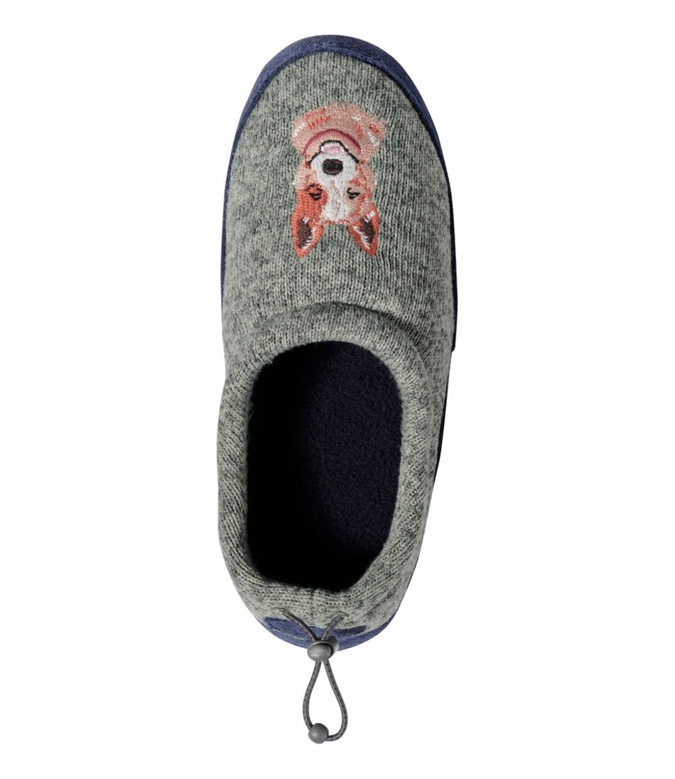 Kids' Sweater Fleece Slippers, Motif / L.L.Bean