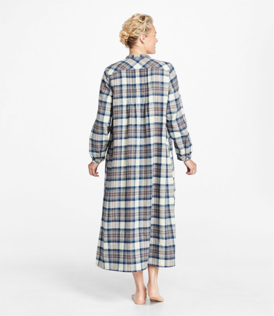 Women's Scotch Plaid Flannel Nightgown / L.L.Bean