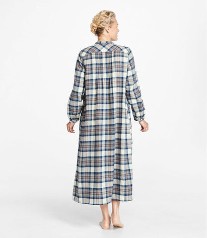 Women's Scotch Plaid Flannel Nightgown / L.L.Bean