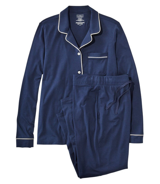 Women's Super-Soft Shrink-Free Pajama Set, Button-Front / L.L.Bean