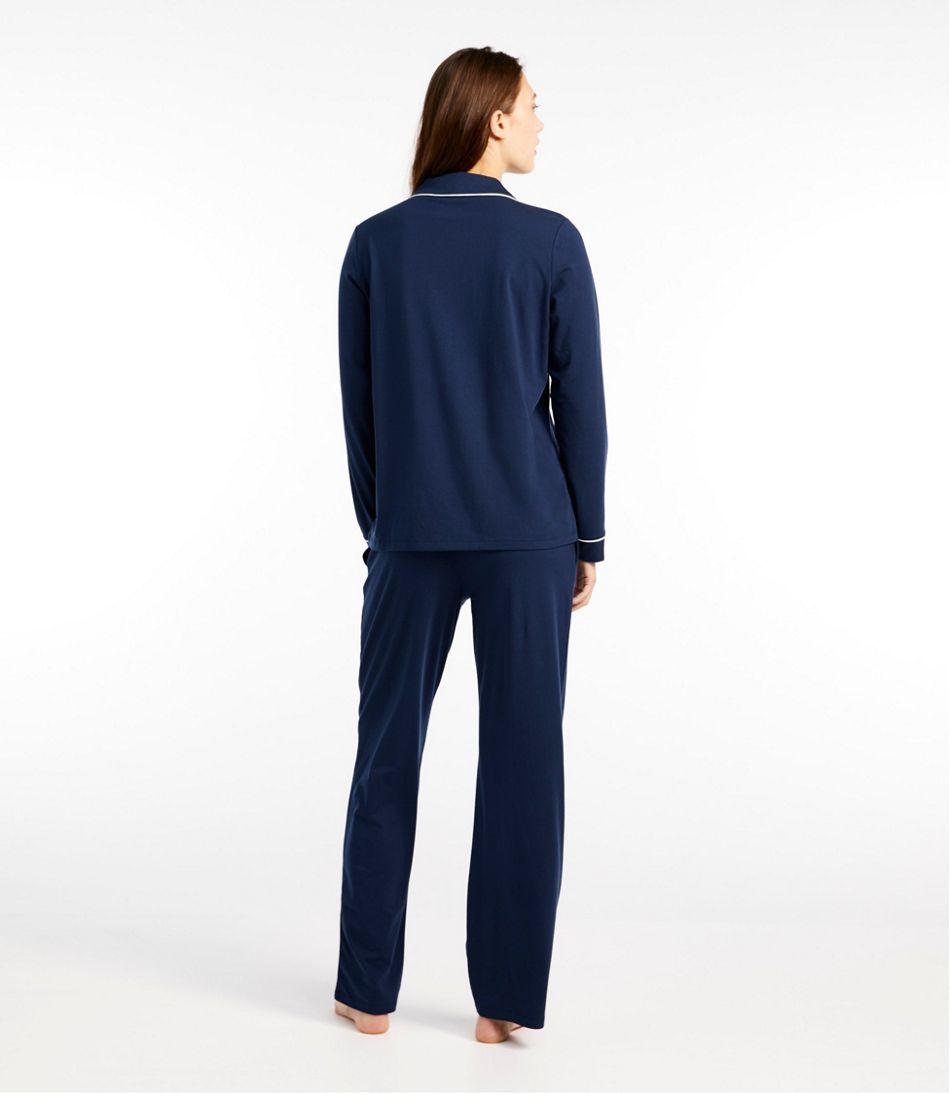 Women's Super-Soft Shrink-Free Pajama Set, Button-Front / L.L.Bean