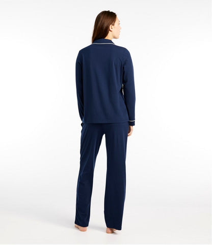 Women's Super-Soft Shrink-Free Pajama Set, Button-Front / L.L.Bean