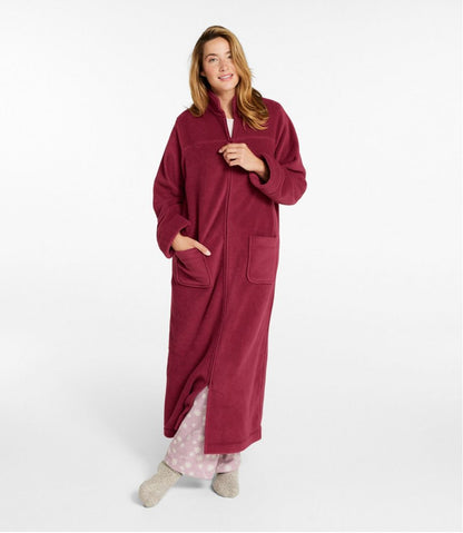 Women's Winter Fleece Robe, Zip-Front / L.L.Bean