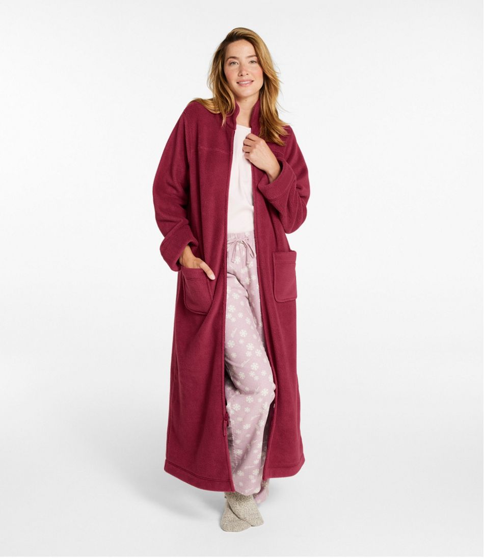 Women's Winter Fleece Robe, Zip-Front / L.L.Bean