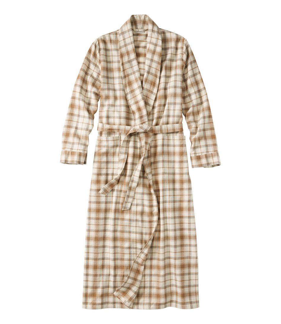 Women's Scotch Plaid Flannel Robe / L.L.Bean