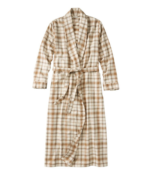 Women's Scotch Plaid Flannel Robe / L.L.Bean
