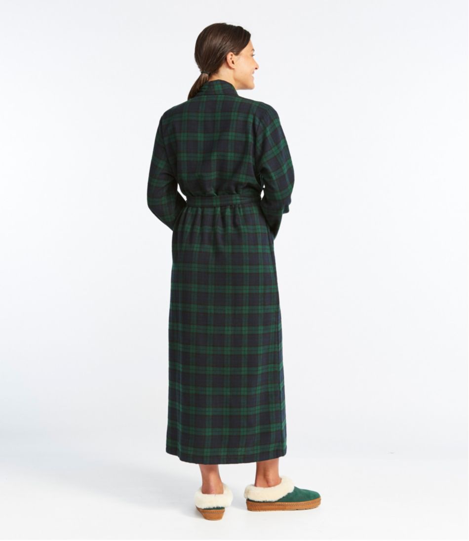 Women's Scotch Plaid Flannel Robe / L.L.Bean