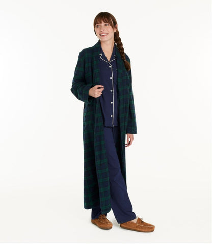 Women's Scotch Plaid Flannel Robe / L.L.Bean
