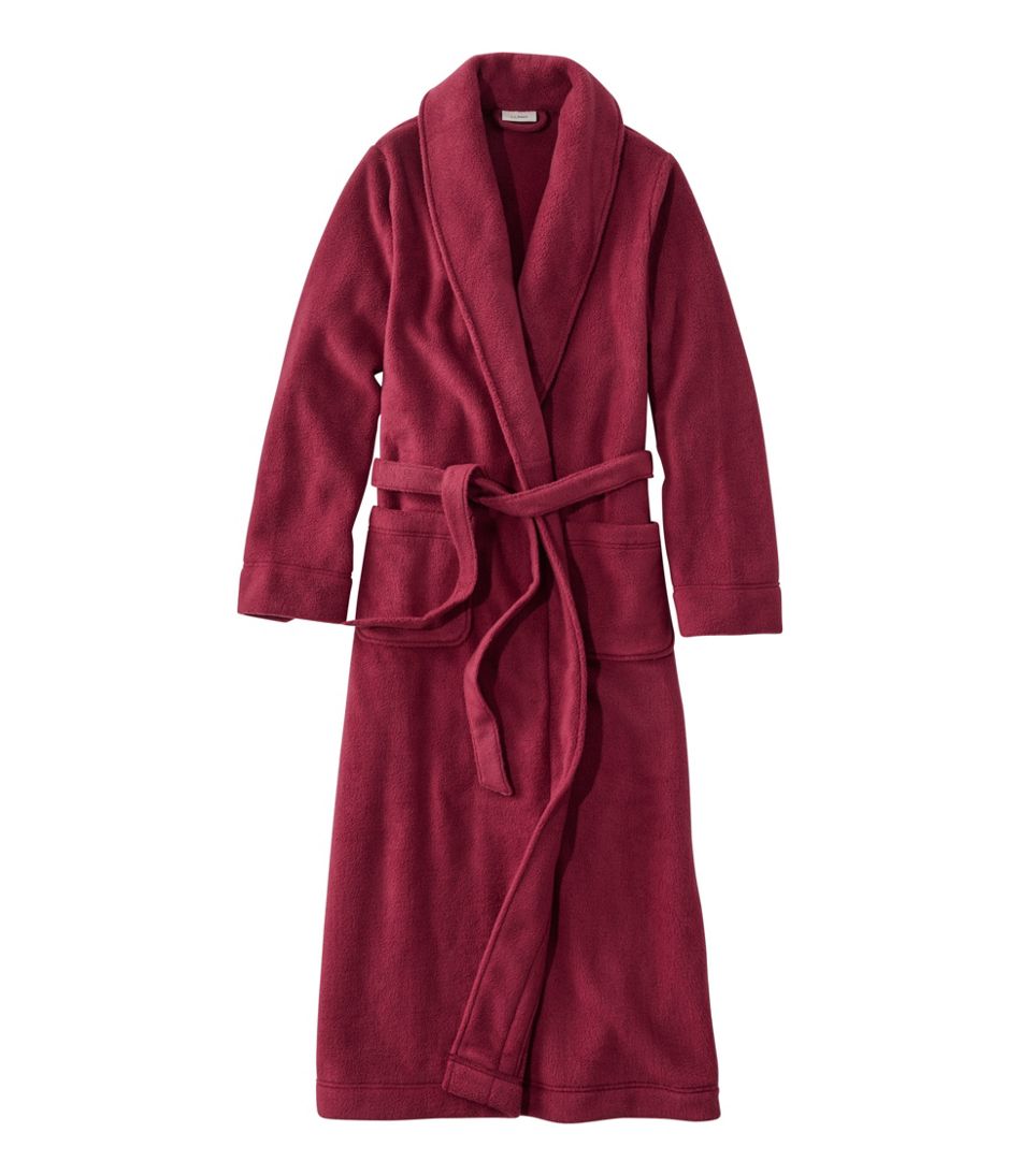 Women's Winter Fleece Robe, Wrap-Front / L.L.Bean