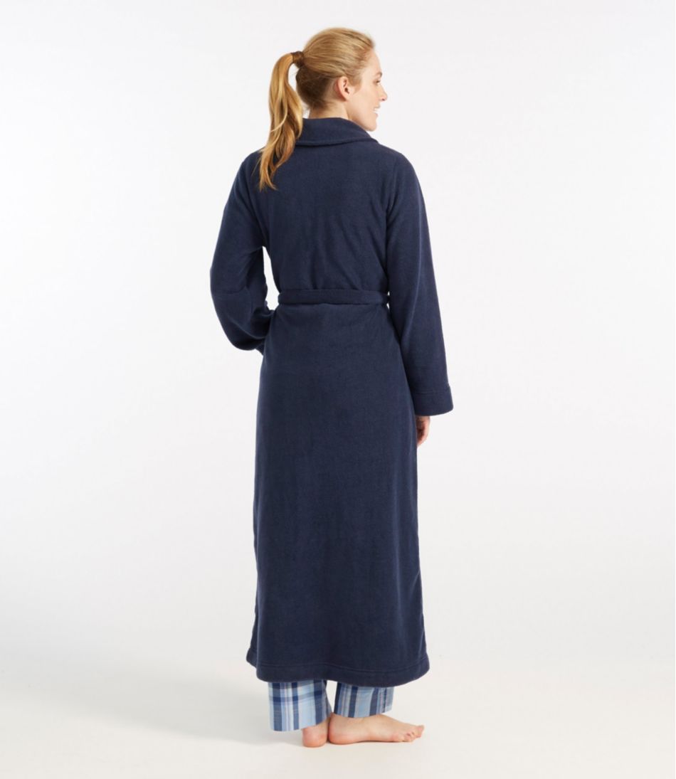 Women's Winter Fleece Robe, Wrap-Front / L.L.Bean