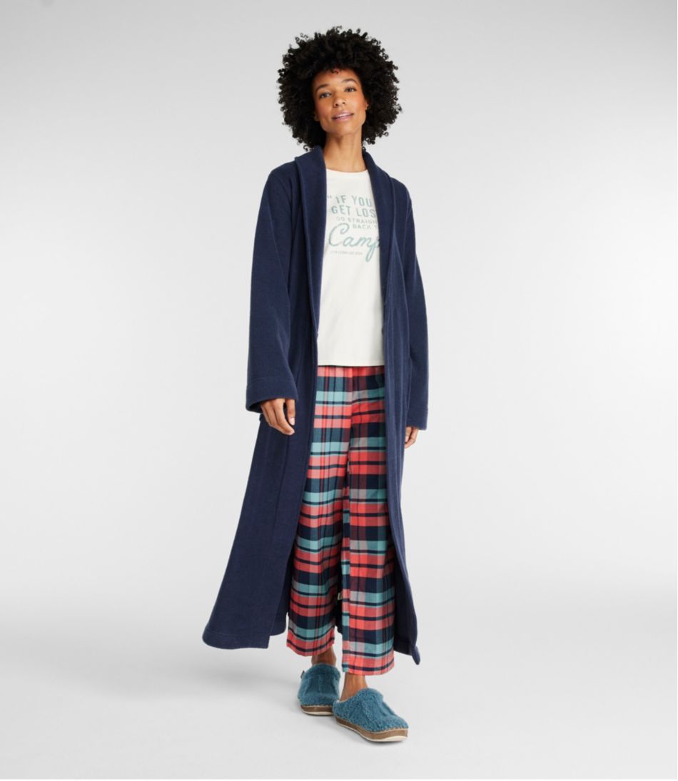 Women's Winter Fleece Robe, Wrap-Front / L.L.Bean