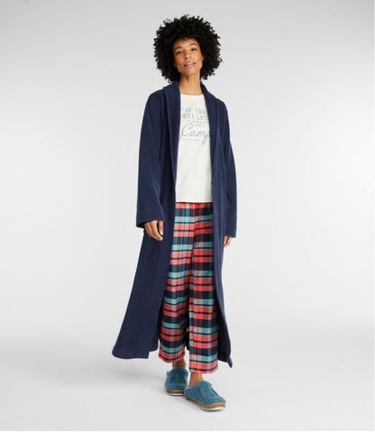 Women's Winter Fleece Robe, Wrap-Front / L.L.Bean