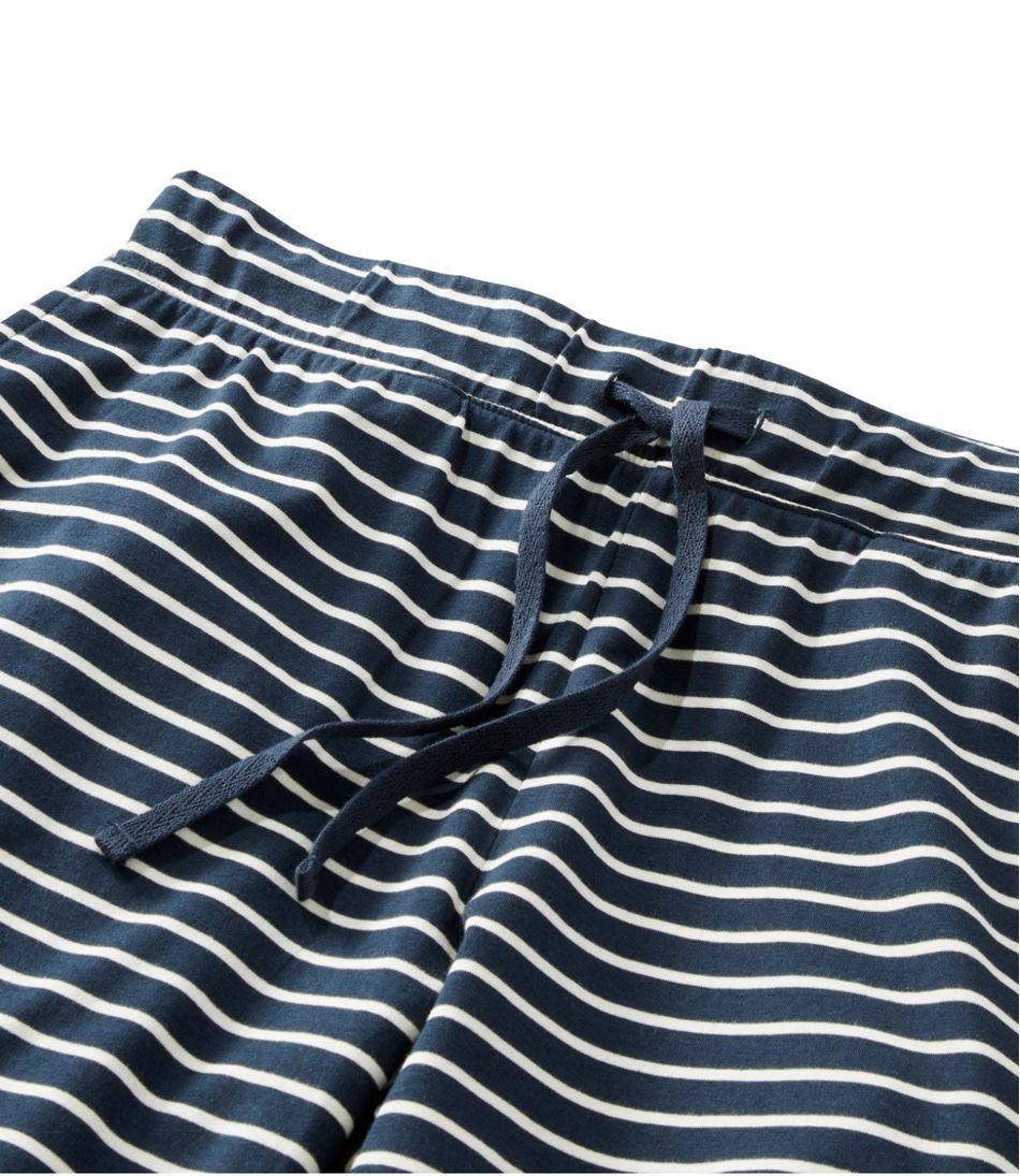 Women's Super-Soft Shrink-Free Button Front Pajama Set, Stripe / L.L.Bean
