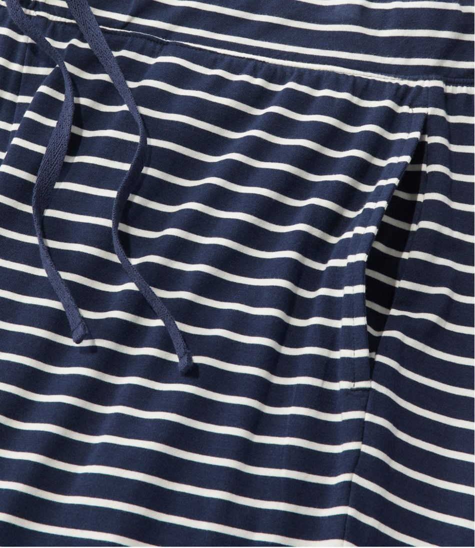 Women's Super-Soft Shrink-Free Button Front Pajama Set, Stripe / L.L.Bean