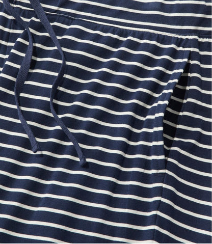 Women's Super-Soft Shrink-Free Button Front Pajama Set, Stripe / L.L.Bean