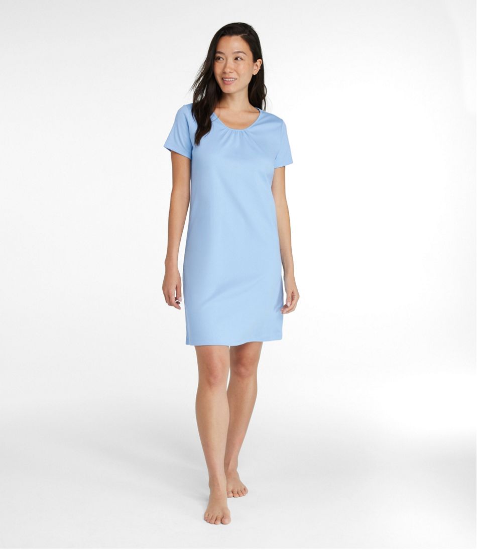 Women's Supima® Nightgown, Short-Sleeve / L.L.Bean