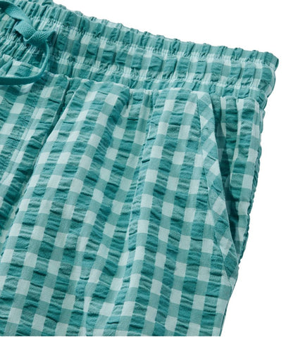 Women's Bean's Seacoast Seersucker Pajama Pant Set / L.L.Bean