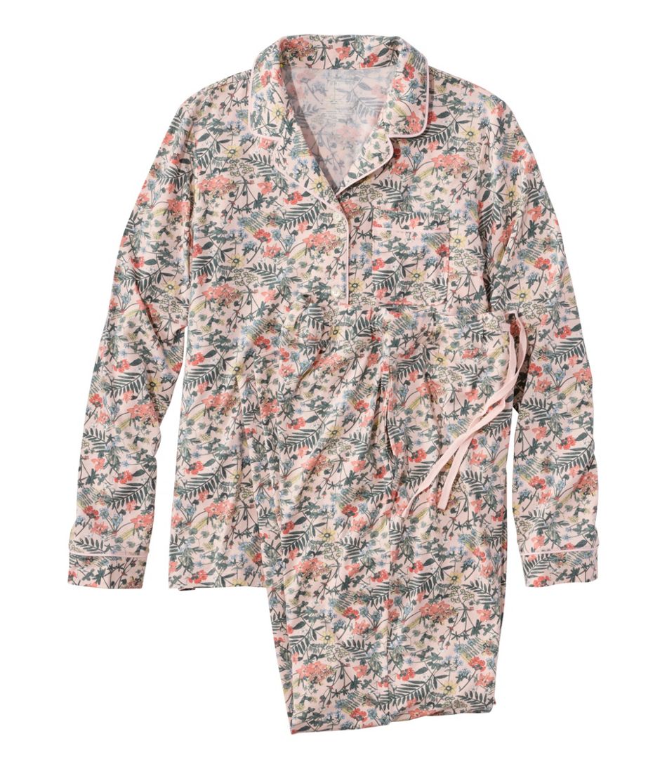 Women's Super-Soft Shrink-Free Pajama Set, Button-Front / L.L.Bean