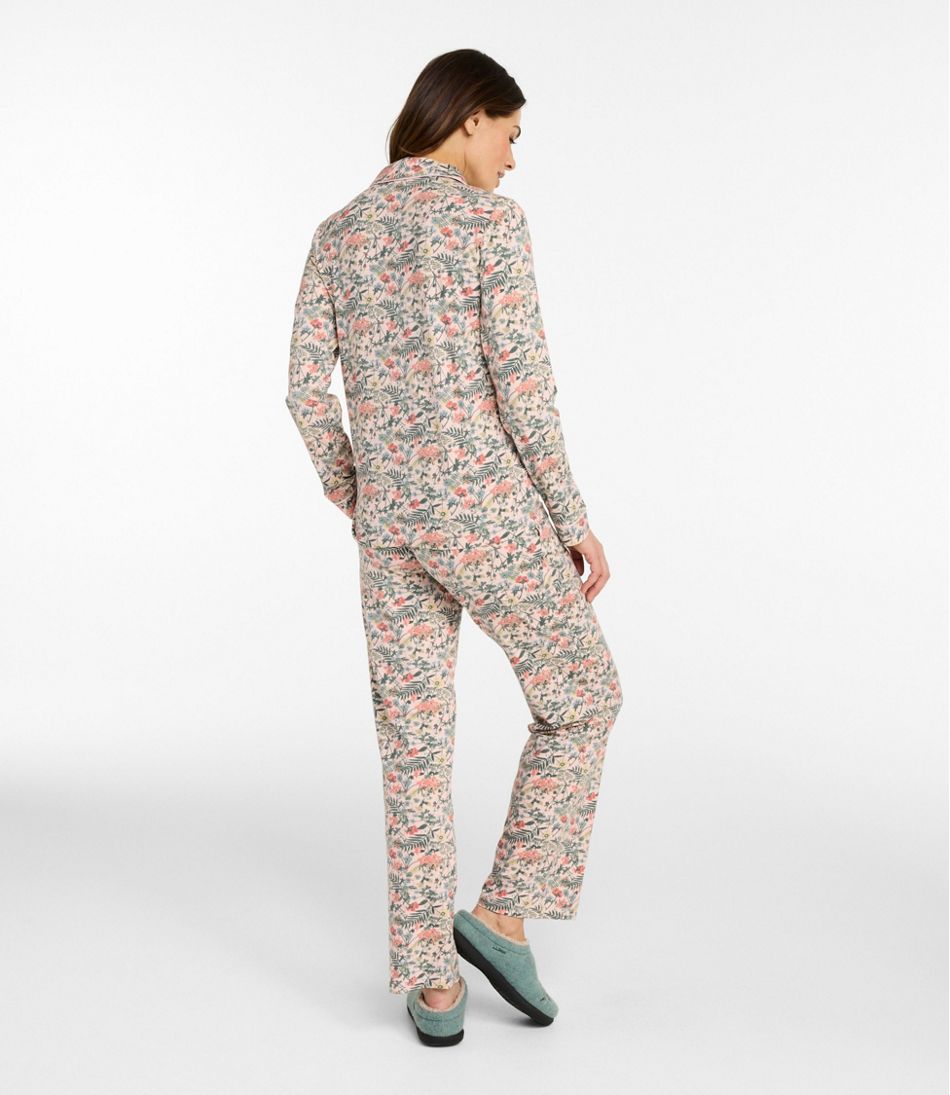 Women's Super-Soft Shrink-Free Pajama Set, Button-Front / L.L.Bean