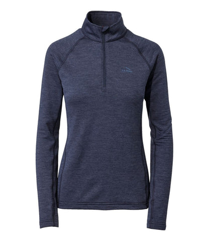 Women's Midweight Base Layer Crew Top, 1/4 Zip / L.L.Bean