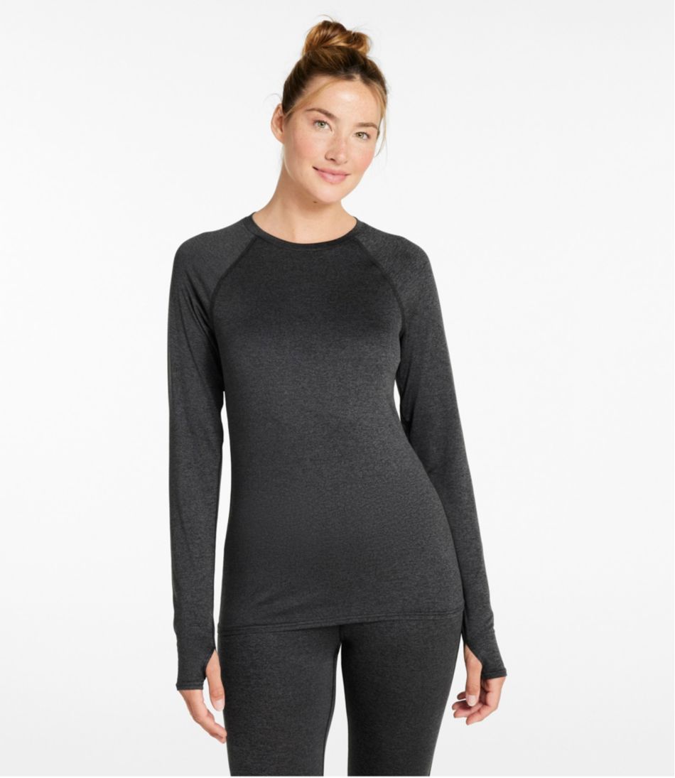 Women's Simple Soft Base Layer, Crew / L.L.Bean