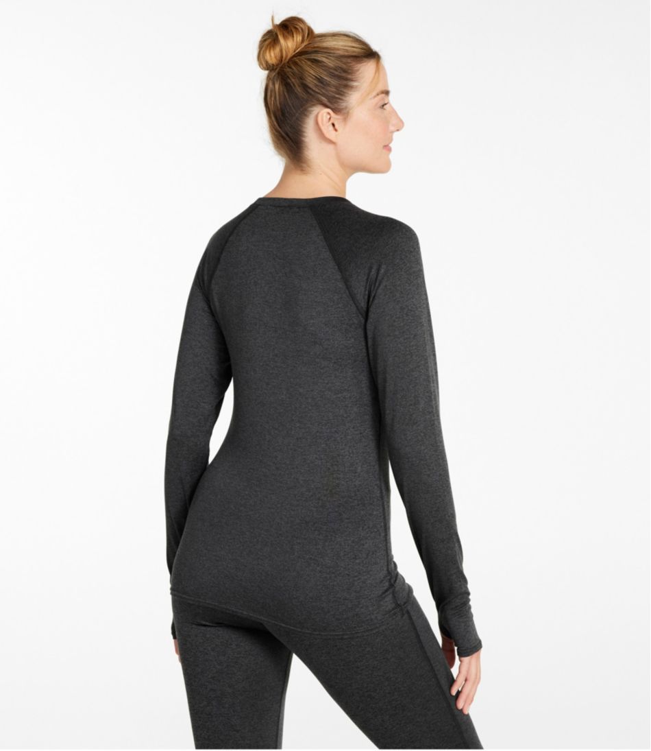 Women's Simple Soft Base Layer, Crew / L.L.Bean