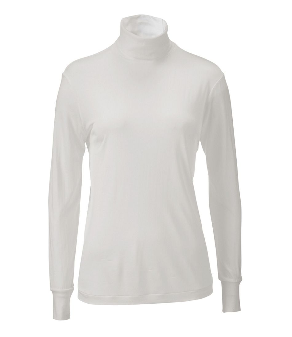 Women's Silk Underwear, Turtleneck / L.L.Bean