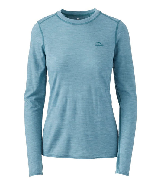Women's Cresta Ultralight 150 Crew Top, Stripe / L.L.Bean