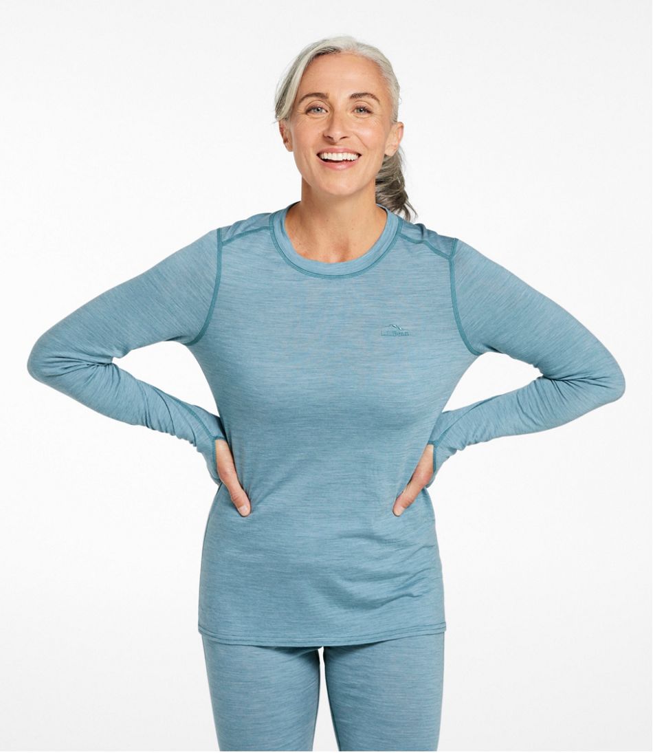 Women's Cresta Ultralight 150 Crew Top, Stripe / L.L.Bean