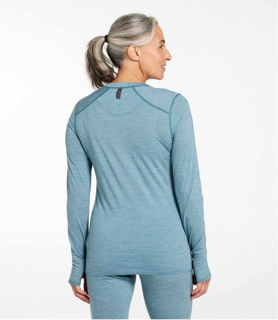 Women's Cresta Ultralight 150 Crew Top, Stripe / L.L.Bean