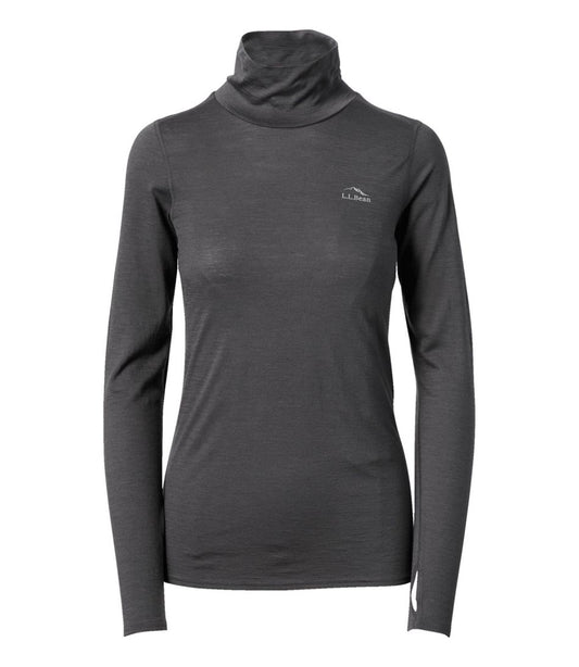 Women's Cresta Wool Ultralight 150 Turtleneck / L.L.Bean