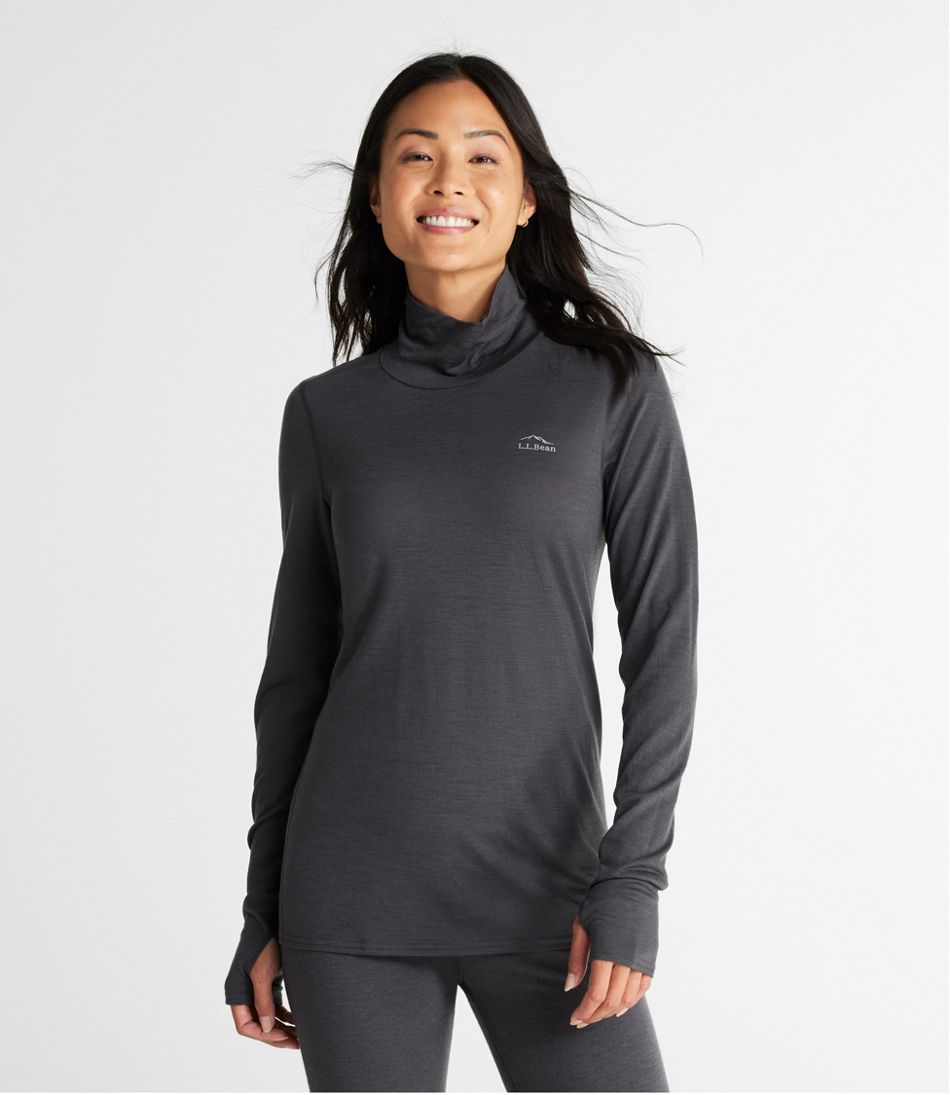 Women's Cresta Wool Ultralight 150 Turtleneck / L.L.Bean