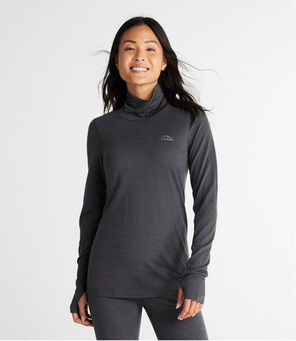 Women's Cresta Wool Ultralight 150 Turtleneck / L.L.Bean