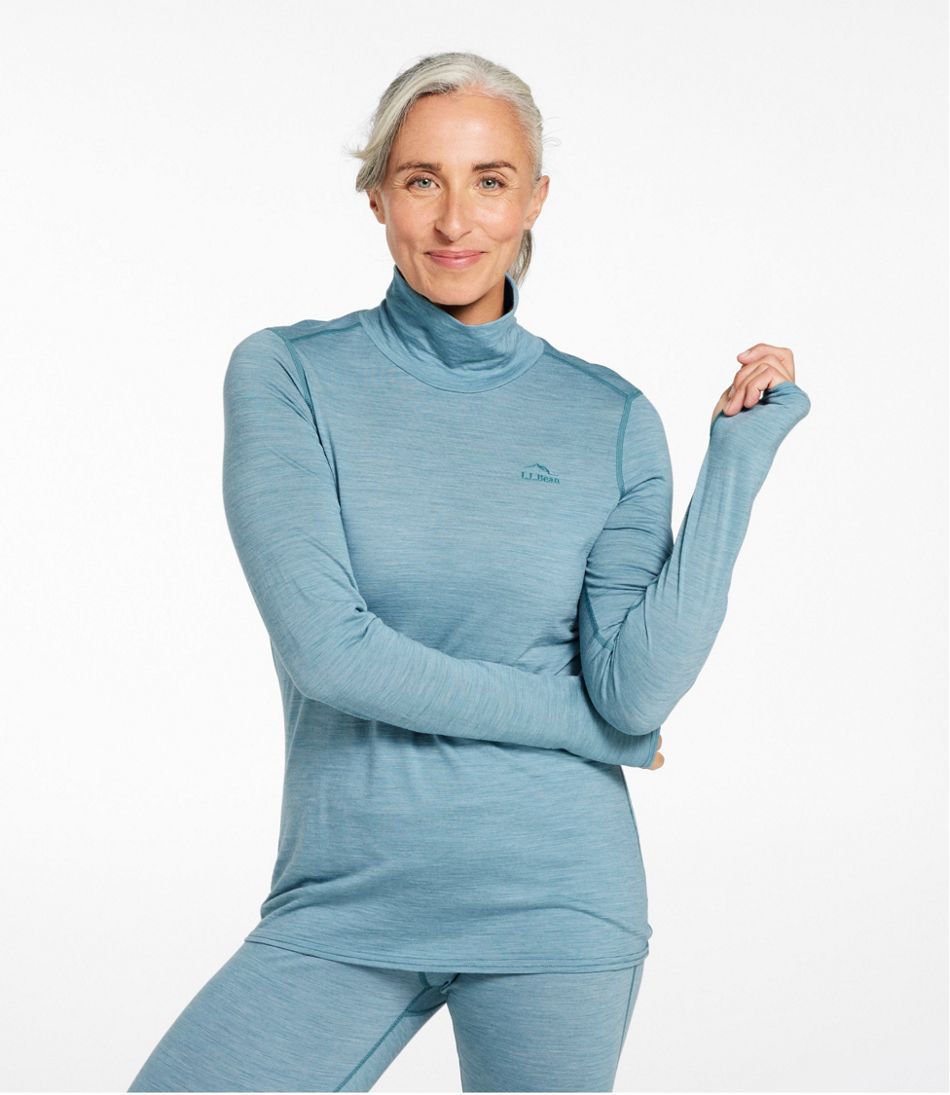 Women's Cresta Ultralight 150 Turtleneck, Stripe / L.L.Bean