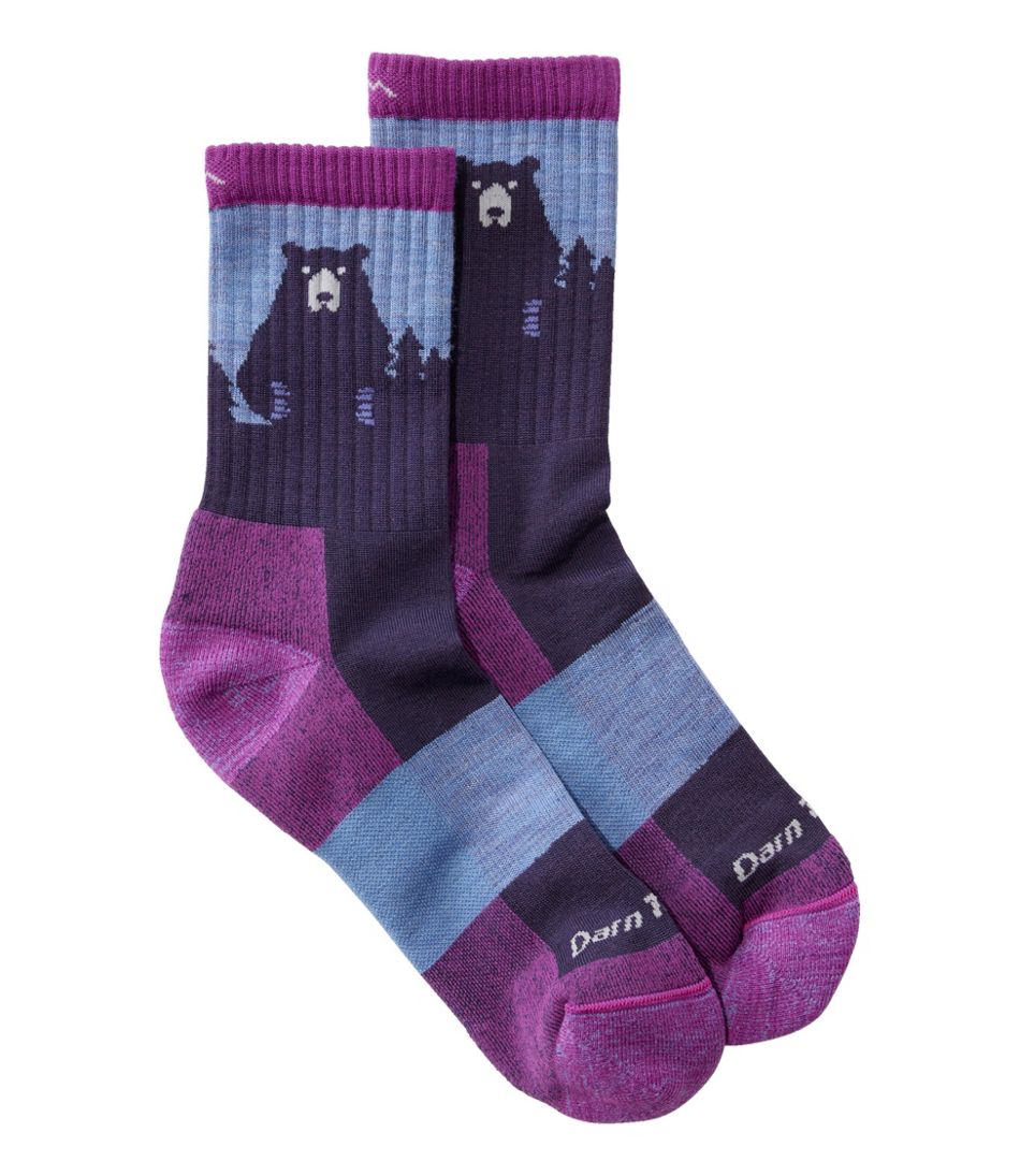 Women's Darn Tough Bear Town Micro Crew Hiking Socks / L.L.Bean