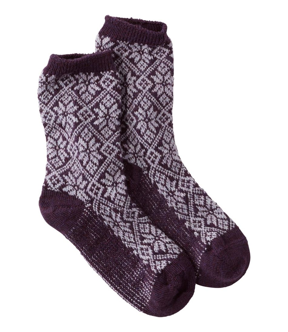 Adults' Smartwool Everyday Traditional Snowflake Crew Socks / L.L.Bean