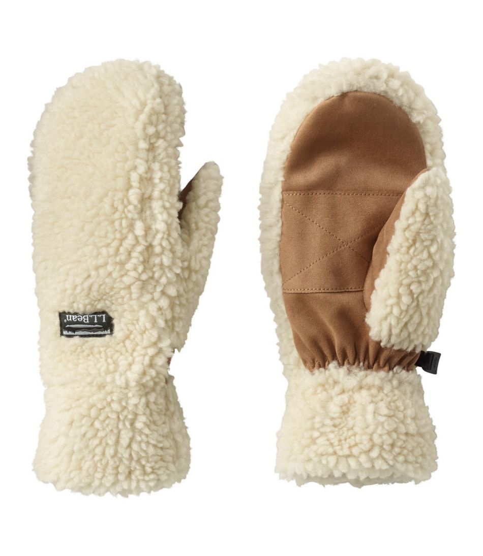 Women's Mountain Pile Fleece Mittens / L.L.Bean