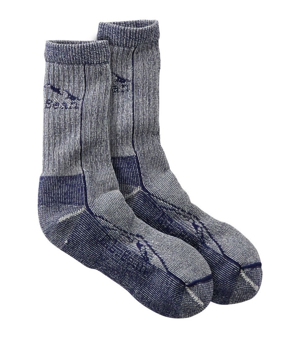Adults' Cresta Wool Midweight Hiking Socks, Crew / L.L.Bean
