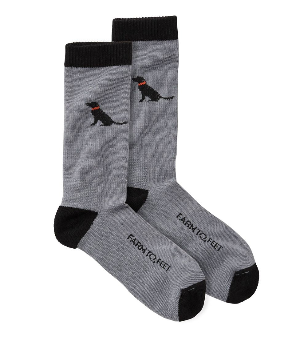 Adults' Farm to Feet Sunderland Crew Socks, Light Cushion / L.L.Bean