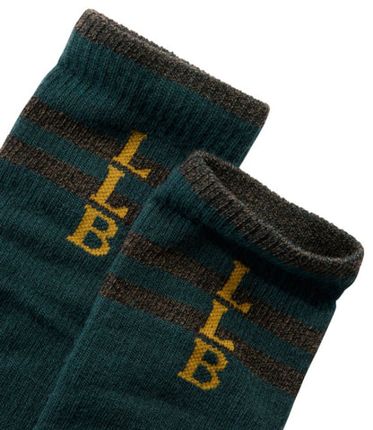Adults' Katahdin Over the Calf Hiker Socks, Mountain Stripe / L.L.Bean