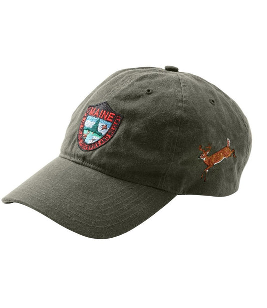 Adults' MIF&W Waxcloth Hat, White-Tailed Deer / L.L.Bean