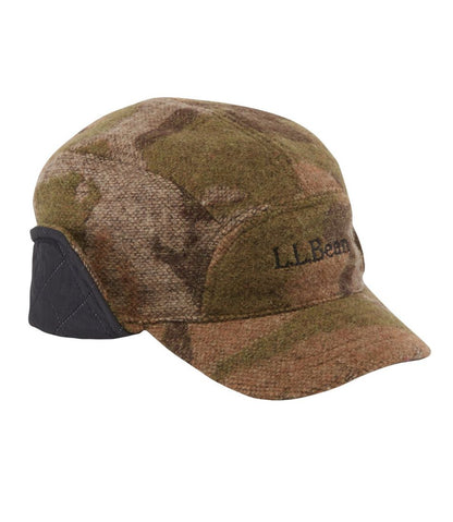 Adults' Maine Guide Wool Cap with PrimaLoft, Camouflage / L.L.Bean