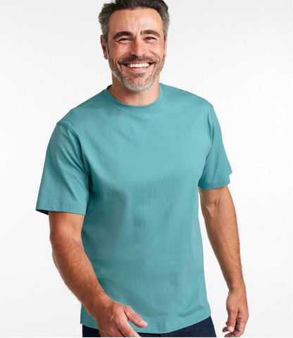 Men's Carefree Unshrinkable Tee, Traditional Fit Short-Sleeve / L.L.Bean