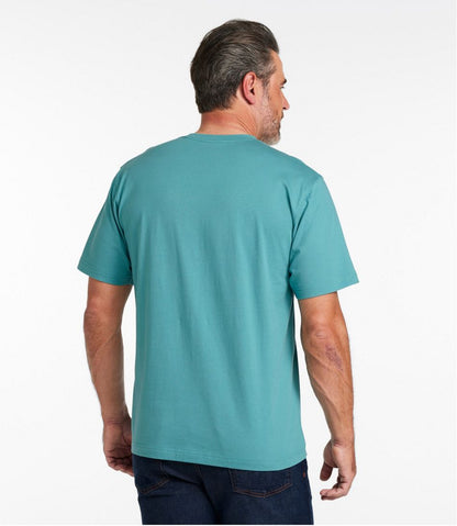 Men's Carefree Unshrinkable Tee, Traditional Fit Short-Sleeve / L.L.Bean